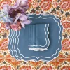 Mrs. Alice Placemats|Agatha Blue Placemats (Set Of 4)
