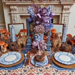 Mrs. Alice Placemats|Agatha Blue Placemats (Set Of 4)