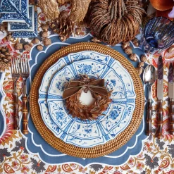 Mrs. Alice Placemats|Agatha Blue Placemats (Set Of 4)