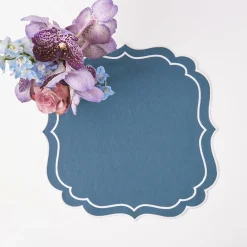 Mrs. Alice Placemats|Agatha Blue Placemats (Set Of 4)