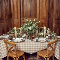 Mrs. Alice Placemats|Alathea Caramel Linen Placemats (Set Of 4)