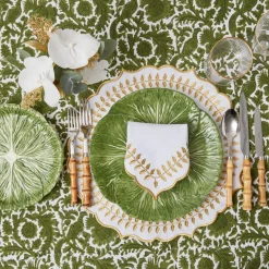 Mrs. Alice Crockery Sets|Alpine Lettuce Starter Plate (Set Of 4)