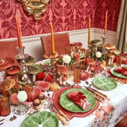 Mrs. Alice Glassware Sets|Amber Hobnail Jug And Glasses (Set Of 6)