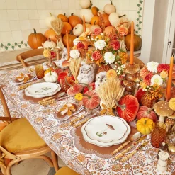 Mrs. Alice Glassware Sets|Amber Hobnail Jug And Glasses (Set Of 6)