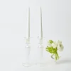 Mrs. Alice Candle Holders|Amelie Clear Candle Holders (Pair)