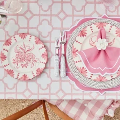 Mrs. Alice Napkins|Amelie Pink Napkins (Set Of 4)