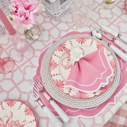 Mrs. Alice Napkins|Amelie Pink Napkins (Set Of 4)