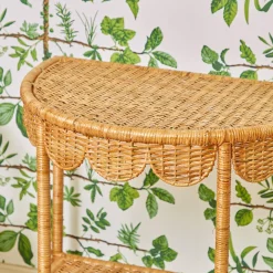 Mrs. Alice Tables|Annabelle Rattan Side Table