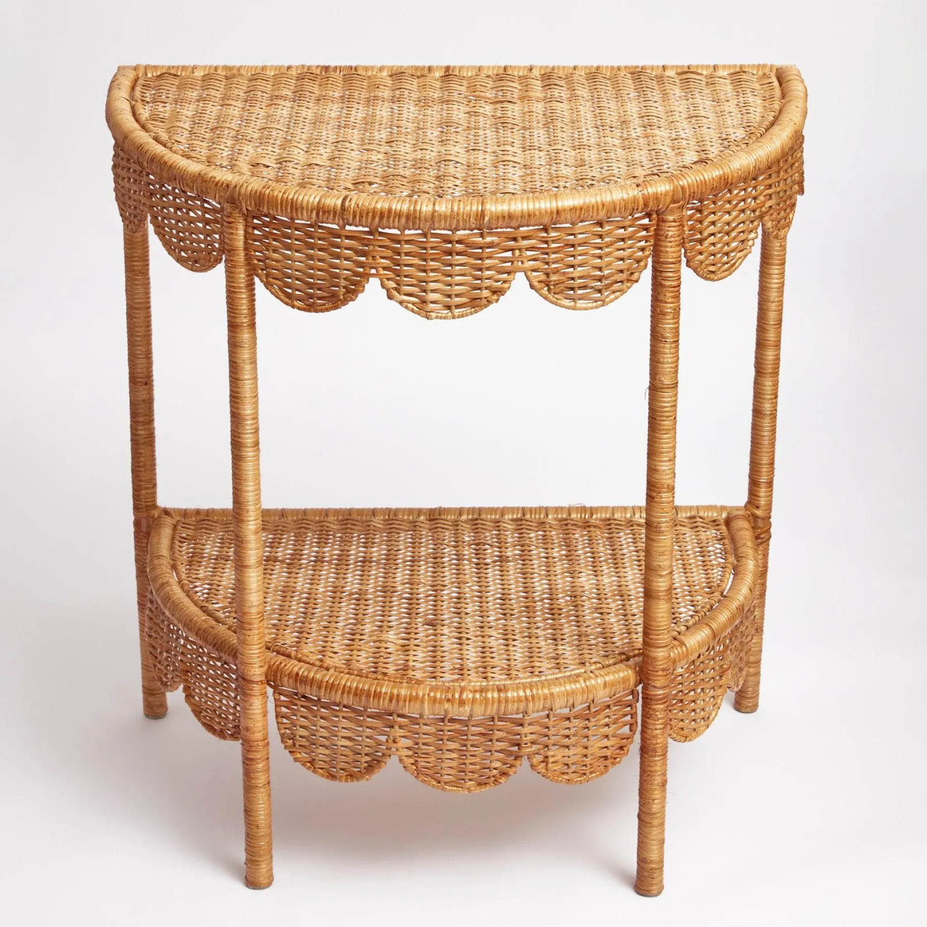 Mrs. Alice Rattan Furniture|Annabelle Rattan Side Table