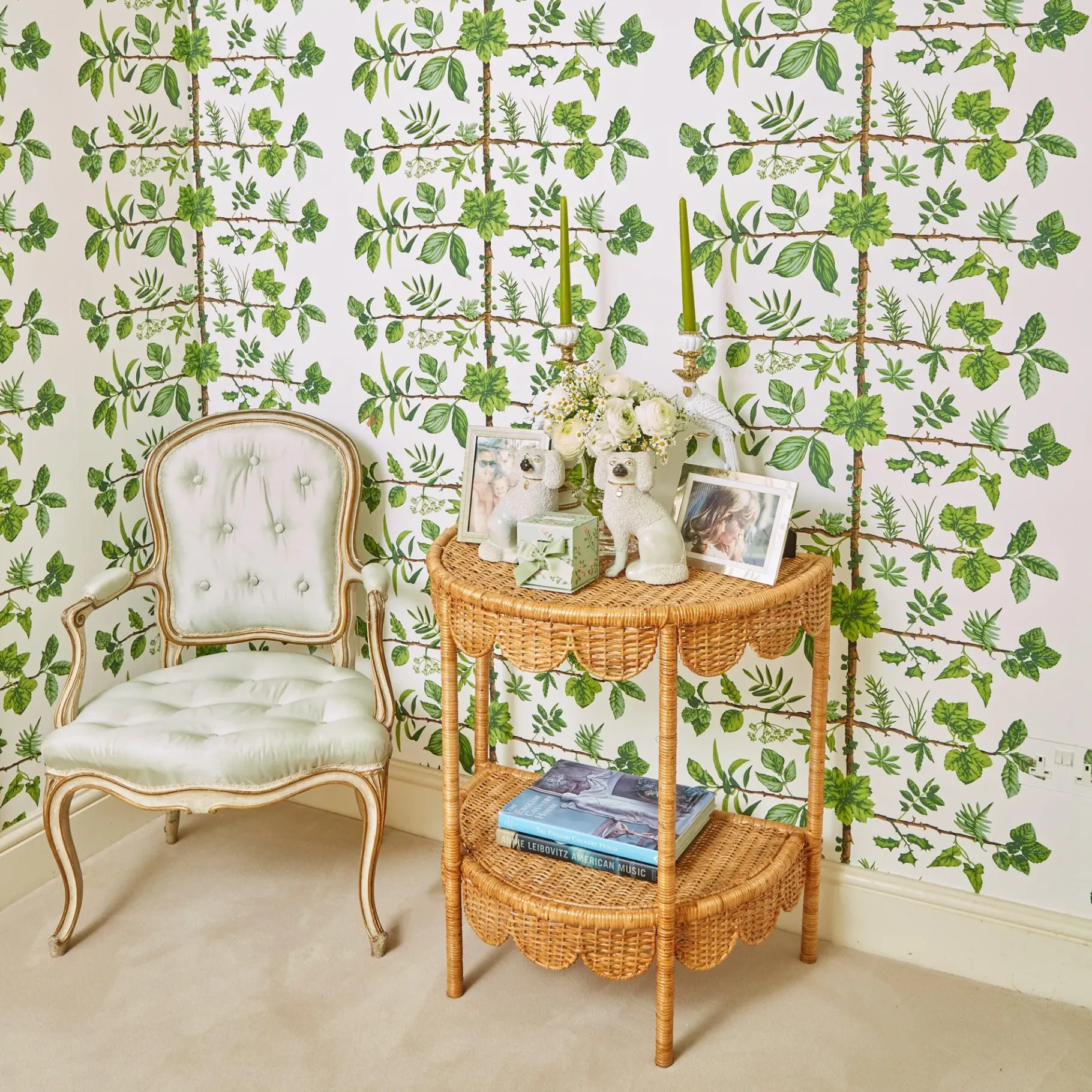 Mrs. Alice Rattan Furniture|Annabelle Rattan Side Table