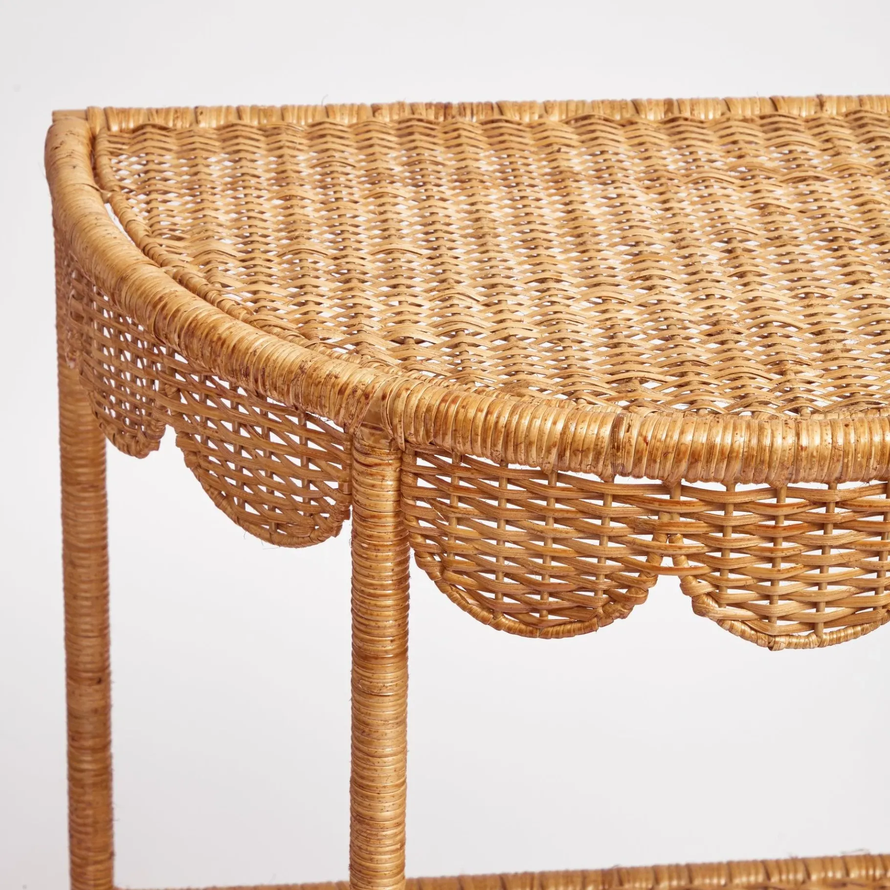 Mrs. Alice Rattan Furniture|Annabelle Rattan Side Table