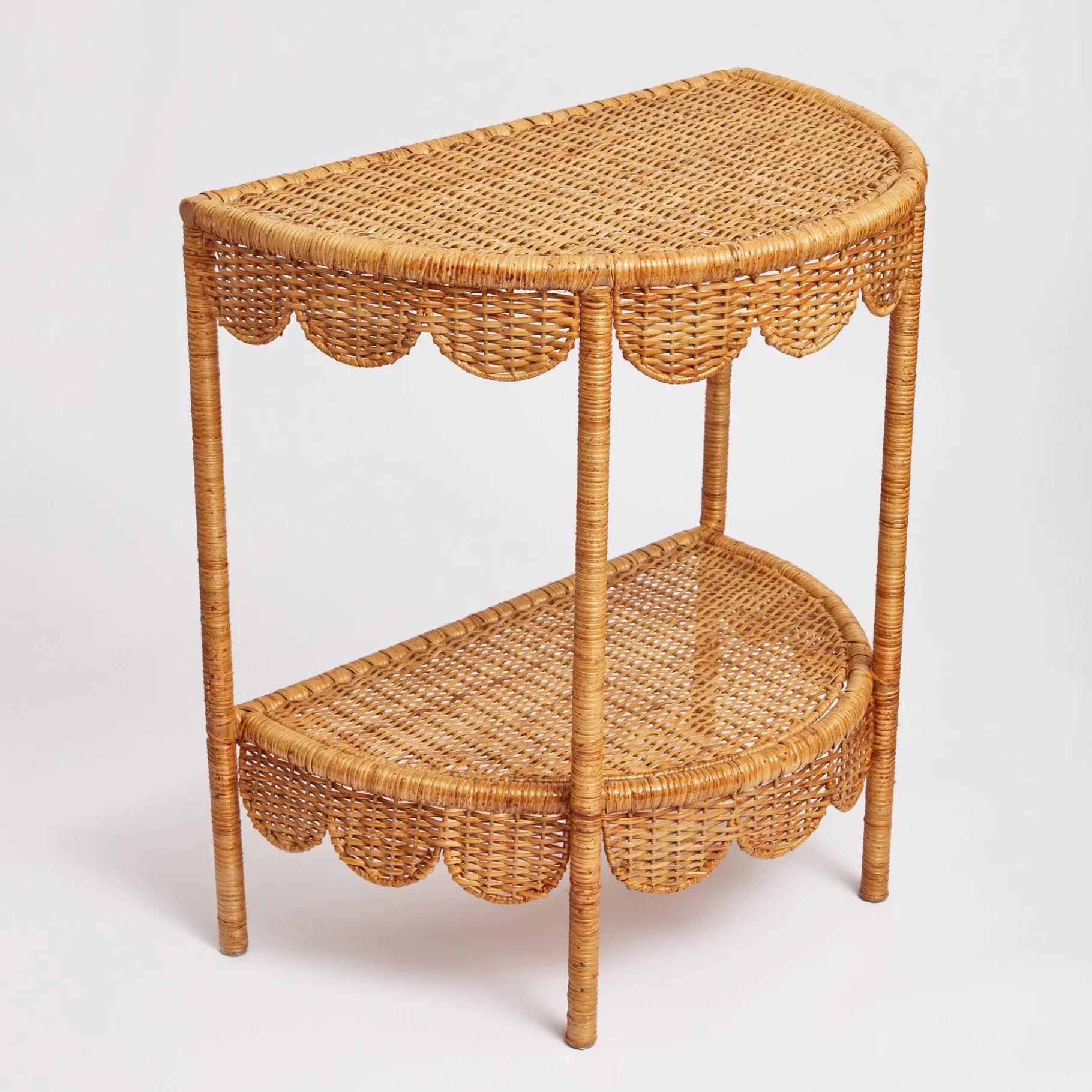 Mrs. Alice Rattan Furniture|Annabelle Rattan Side Table
