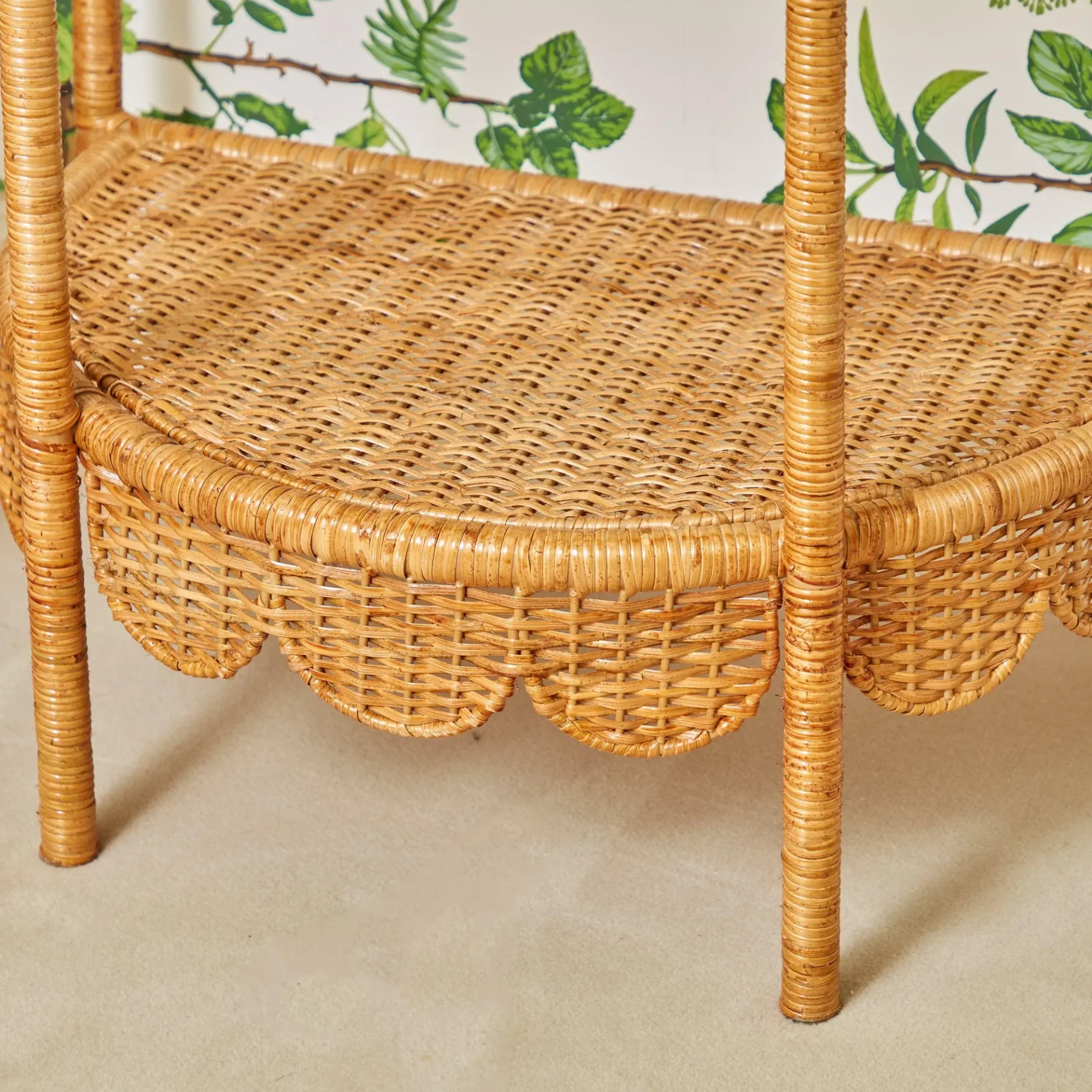 Mrs. Alice Rattan Furniture|Annabelle Rattan Side Table