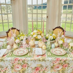 Mrs. Alice Napkins|Assorted White Linen Rabbit Napkins (Set Of 4)