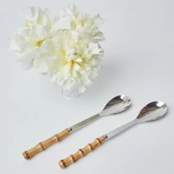 Mrs. Alice Cutlery Sets|Bamboo Salad Servers