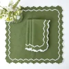 Mrs. Alice Napkins|Beatrice Forest Green Napkins (Set Of 4)