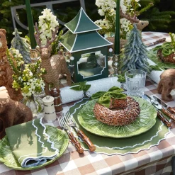 Mrs. Alice Napkins|Beatrice Forest Green Napkins (Set Of 4)