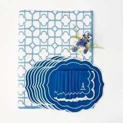 Mrs. Alice Table Linen Sets|Blue Bamboo & Gabrielle Linen Set