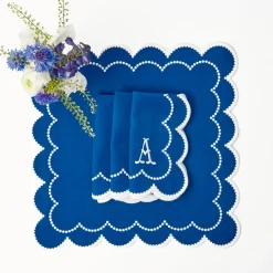 Mrs. Alice Table Linen Sets|Blue Bamboo & Gabrielle Linen Set