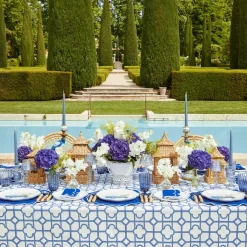 Mrs. Alice Table Linen Sets|Blue Bamboo & Gabrielle Linen Set