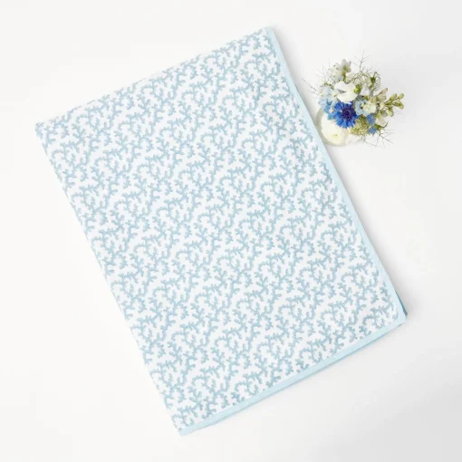 Mrs. Alice Tablecloths|Blue Coral Tablecloth