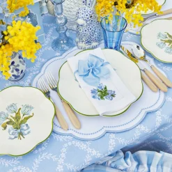 Mrs. Alice Tablecloths|Blue Garland Tablecloth