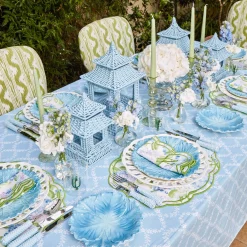 Mrs. Alice Tablecloths|Blue Garland Tablecloth