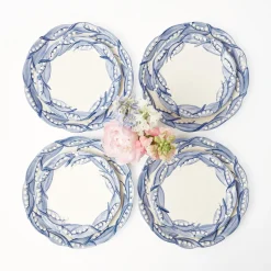 Mrs. Alice Starter Plates|Blue Lily Of The Valley Starter Plate