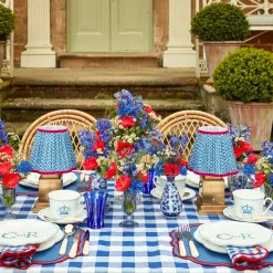 Mrs. Alice Lamps & Lighting|Blue Lotus Lampshade