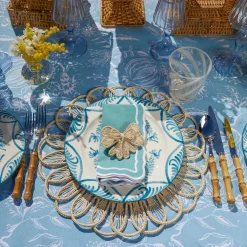 Mrs. Alice Dinner Plates|Blue Melograno Dinner Plate