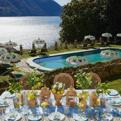 Mrs. Alice Starter Plates|Blue Melograno Starter Plates (Set Of 4)