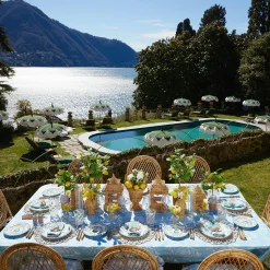 Mrs. Alice Tablecloths|Blue Melograno Tablecloth