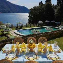 Mrs. Alice Tablecloths|Blue Melograno Tablecloth