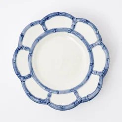 Mrs. Alice Dinner Plates|Blue Petal Bamboo Dinner Plate