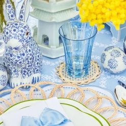 Mrs. Alice Glasses|Blue Positano Glasses (Set Of 4)