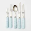 Mrs. Alice Cutlery Sets|Blue Rattan Cutlery (5 Piece)
