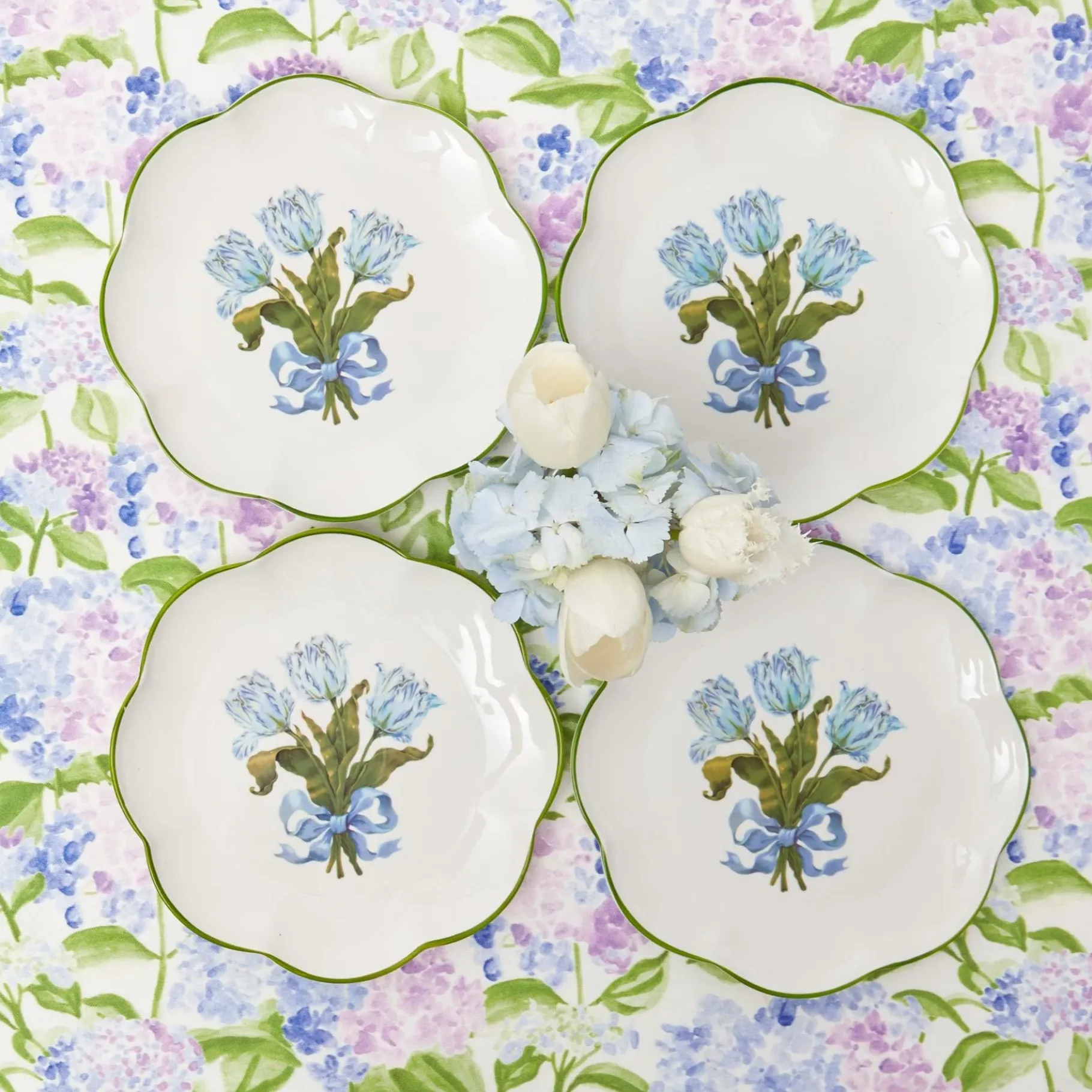 Mrs. Alice Starter Plates|Blue Tulip Starter Plate