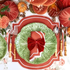 Mrs. Alice Napkin Rings, Bows & Wreaths|Burnt Orange Napkin Bows (Set Of 4)