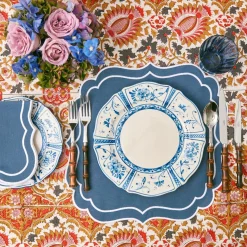 Mrs. Alice Dinner Plates|Cadiz Hand Painted Dinner Plate