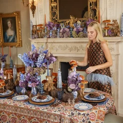 Mrs. Alice Dinner Plates|Cadiz Hand Painted Dinner Plate