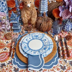 Mrs. Alice Starter Plates|Cadiz Hand Painted Starter Plates (Set Of 4)