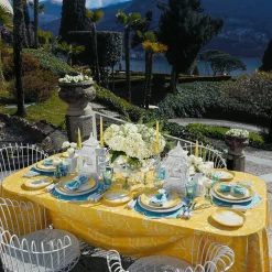 Mrs. Alice Candle Holders|Camille Azure Candle Set (Yellow)