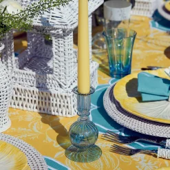 Mrs. Alice Candle Holders|Camille Azure Candle Set (Yellow)