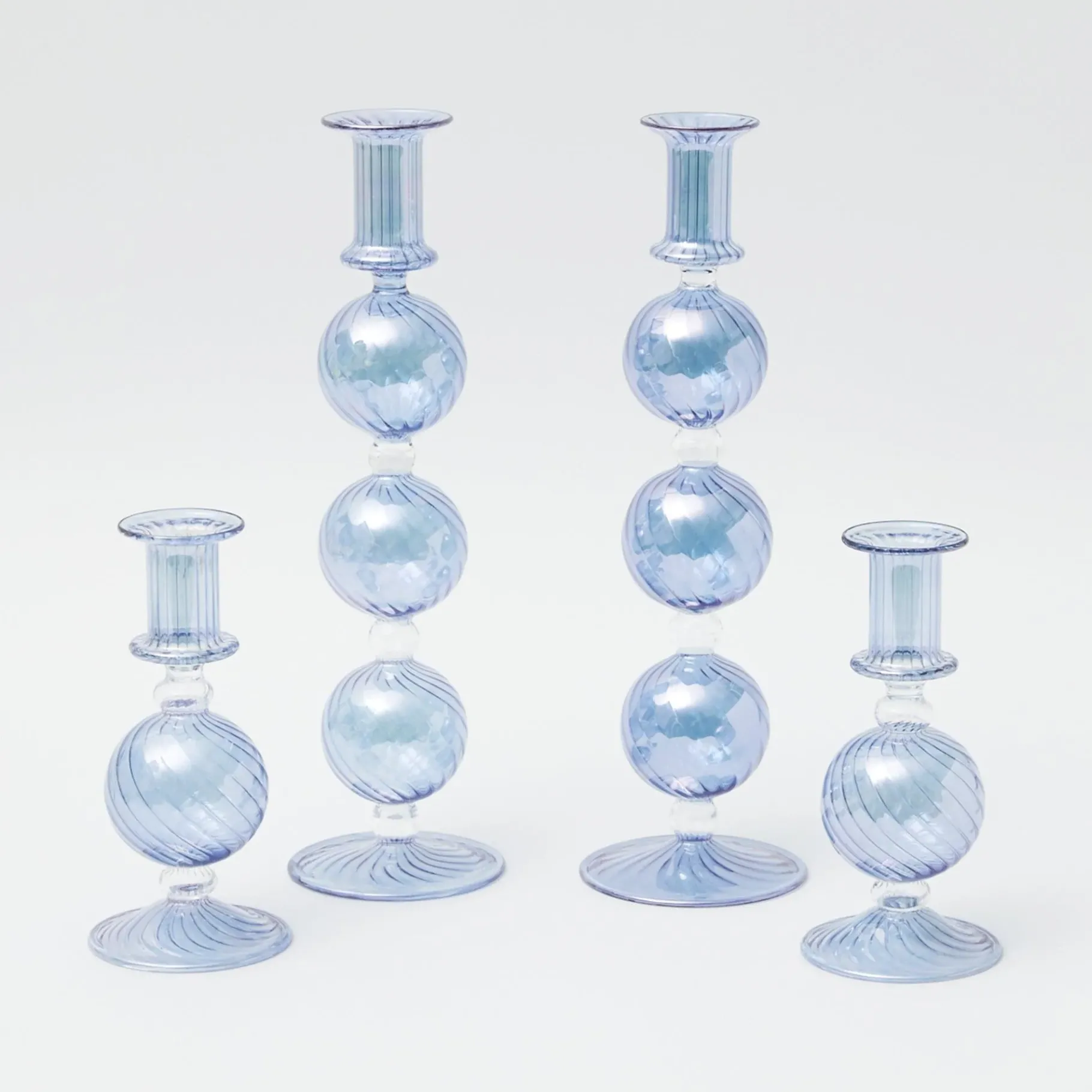 Mrs. Alice Candle Holders|Camille Azure Candle Set (Yellow)