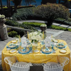 Mrs. Alice Candle Holders|Camille Azure Candle Set (Yellow)