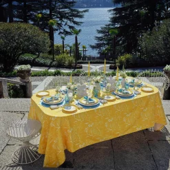 Mrs. Alice Candle Holders|Camille Azure Candle Set (Yellow)