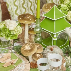 Mrs. Alice Candle Holders|Camille Olive Candle Holder (Pair)