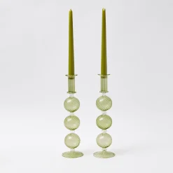 Mrs. Alice Candlescapes|Camille Olive Candle Holder Set