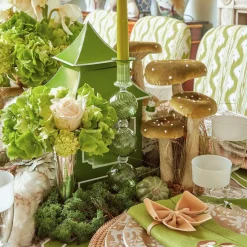 Mrs. Alice Candlescapes|Camille Olive Candle Holder Set