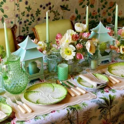 Mrs. Alice Lettuce Crockery|Capri Lettuce Dinner Plate